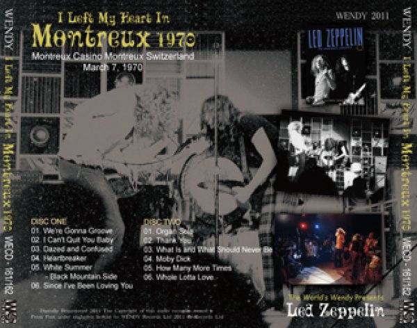 画像2: LED ZEPPELIN-I LEFT MY HEART IN MONTREUX 1970 【2CD】 (2)