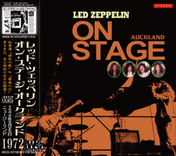 画像1: LED ZEPPELIN-ON STAGE AUCKLAND 【2CD】 (1)