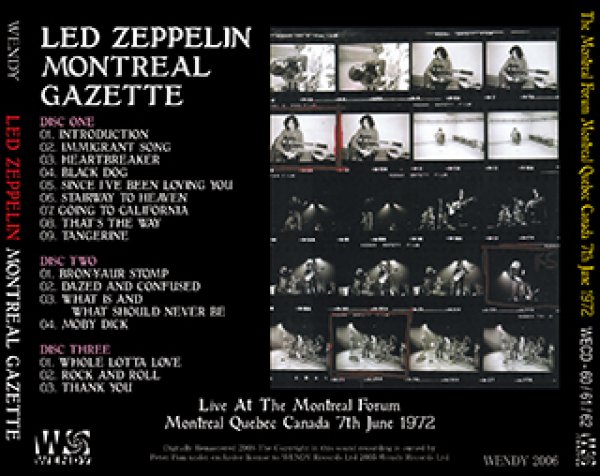 画像2: LED ZEPPELIN-MONTREAL GAZETTE 【3CD】 (2)