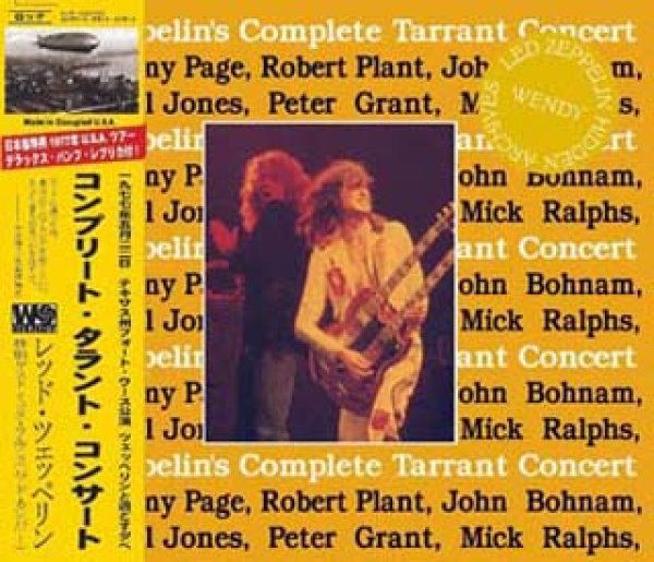 画像1: LED ZEPPELIN-COMPLETE TARRANT CONCERT 【3CD】 (1)