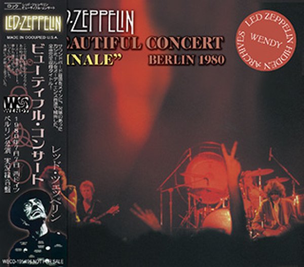 画像1: LED ZEPPELIN-BEAUTIFUL CONCERT "FINALE" BERLIN 1980 【2CD】 (1)