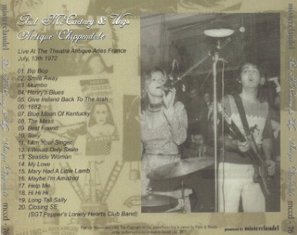画像2: Paul McCartney-ANTIQUE CHIPPENDALE 【1CD】 (2)