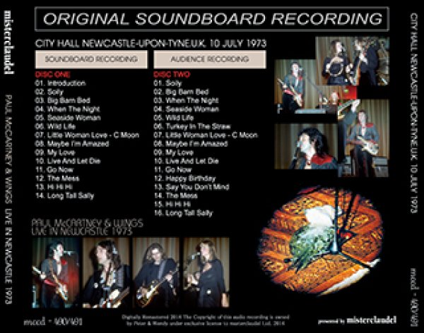 画像2: WINGS-LIVE IN NEWCASTLE 1973 【2CD】 (2)