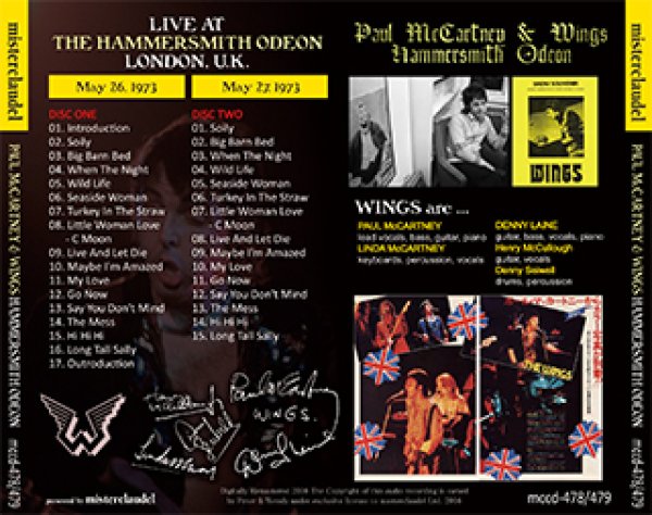 画像2: WINGS-HAMMERSMITH ODEON 1973 【2CD】 (2)