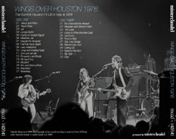 画像2: WINGS OVER HOUSTON 【2CD】 (2)