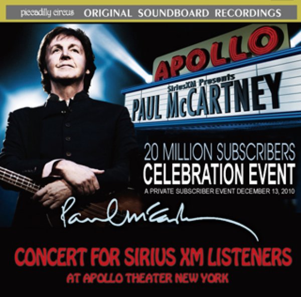 画像1: Paul McCartney-CONCERT FOR SIRIUS XM LISTENERS 【2CD】 (1)