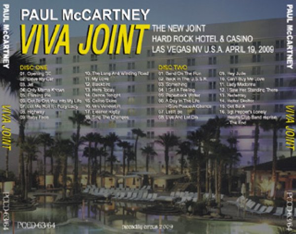 画像2: Paul McCartney-VIVA JOINT 2009 【2CD】 (2)