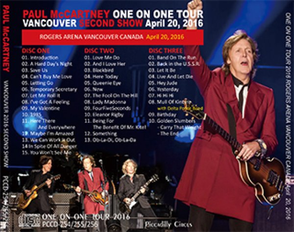 画像2: Paul McCartney-ONE ON ONE VANCOUVER 2016 SECOND SHOW 【3CD】 (2)