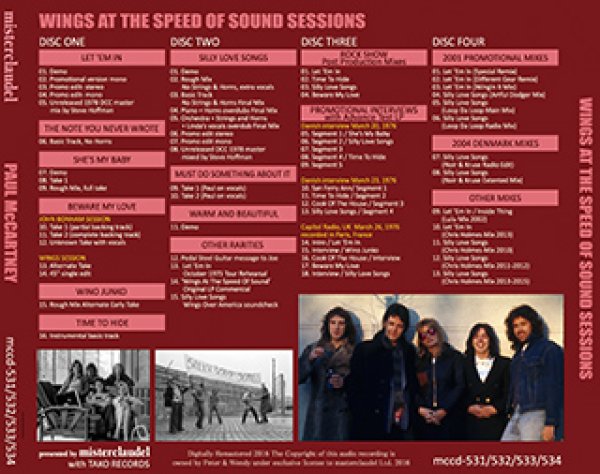 画像2: Paul McCartney-SPEED OF SOUND SESSIONS 【4CD】 (2)