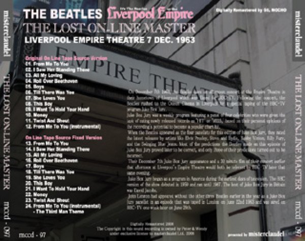 画像2: THE BEATLES-LOST ON-LINE MASTER 【1CD】 (2)