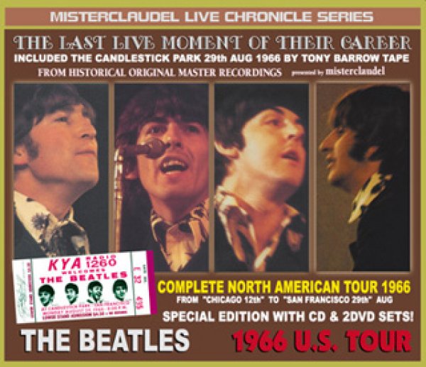 画像1: THE BEATLES-COMPLETE NORTH AMERICAN TOUR 1966 【CD+2DVD】 (1)