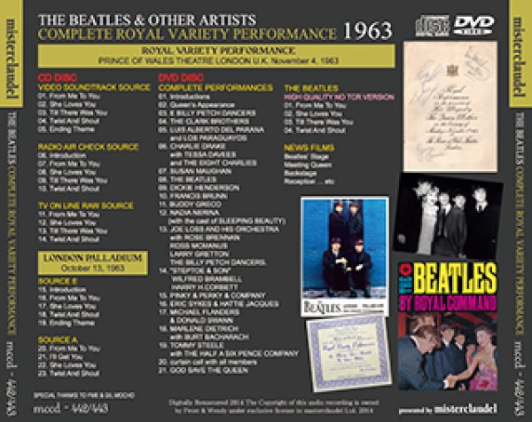 画像2: THE BEATLES-COMPLETE ROYAL VARIETY PERFORMANCE 【CD+DVD】 (2)