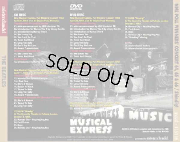 画像2: THE BEATLES-NME POLLWINNERS CONCERT 【CD+DVD】 (2)