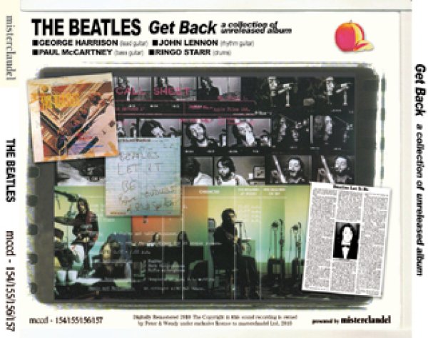 THE BEATLES-GET BACK a collection of unreleased album 【4CD+