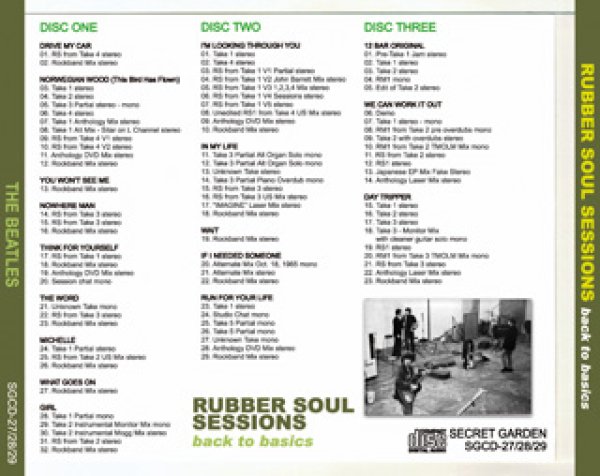 画像2: THE BEATLES-RUBBER SOUL SESSIONS 【3CD】 (2)