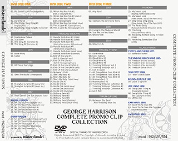 画像2: George Harrison-COMPLETE PROMO CLIP COLLECTION 【3DVD】 (2)