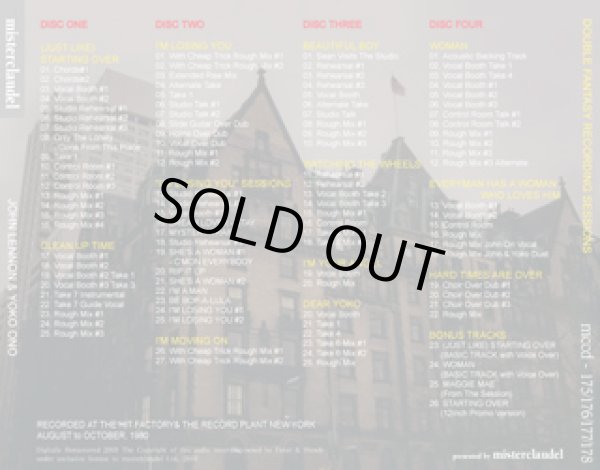 画像2: John Lennon-DOUBLE FANTASY RECORDING SESSIONS 【4CD】 (2)