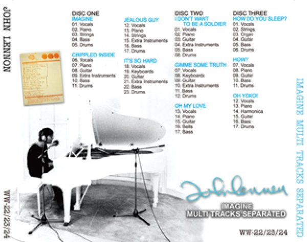 画像2: John Lennon-IMAGINE MULTI TRACKS SEPARATED 【3CD】 (2)