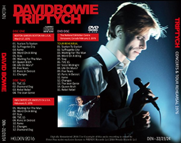 画像2: David Bowie-TRIPTYCH 【2CD+DVD】 (2)