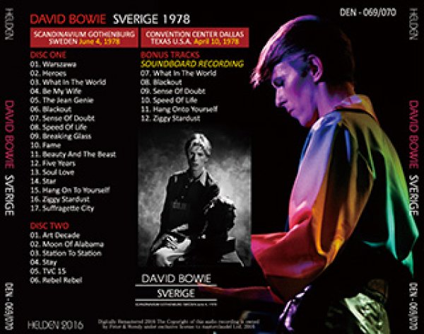 画像2: David Bowie- SVERIGE 1978 【2CD】 (2)