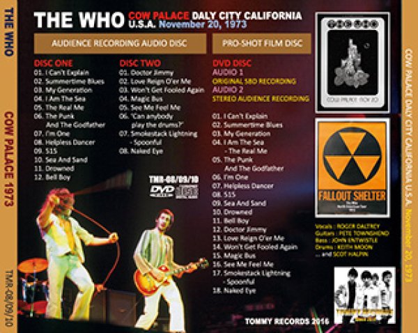 画像2: The Who-COW PALACE 1973 【2CD+DVD】 (2)