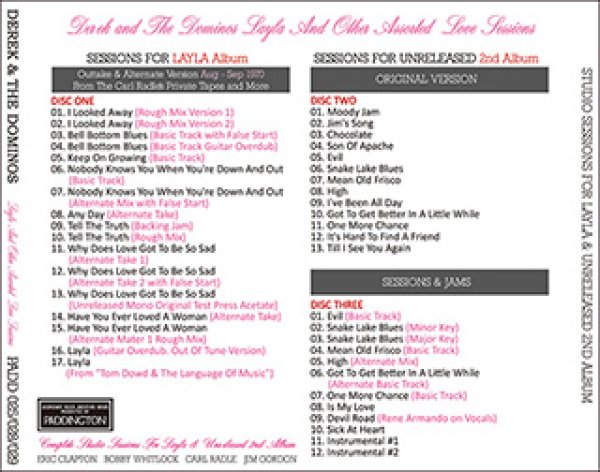 画像2: Derek and the Dominos-LAYLA & OTHER ASSORTED LOVE SESSIONS 【3CD】 (2)
