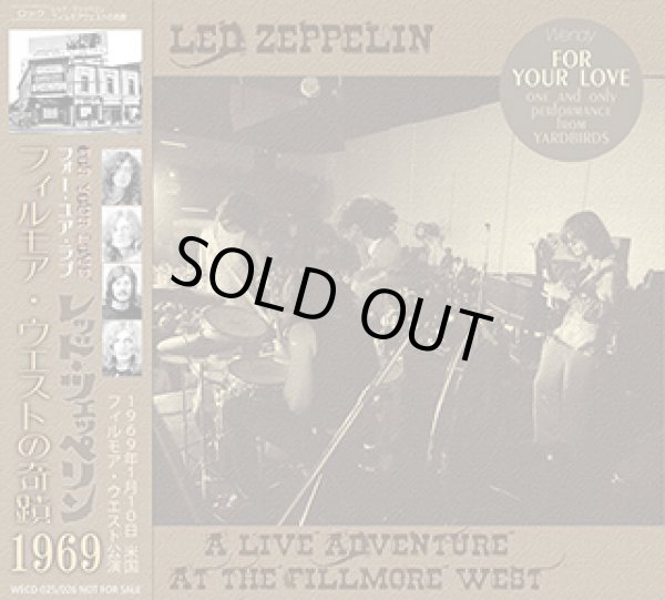 画像1: Led Zeppelin-A LIVE ADVENTURE AT THE FILLMORE WEST 【2CD】 (1)