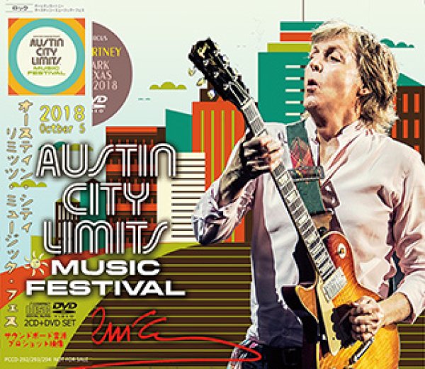 画像1: Paul McCartney-AUSTIN CITY LIMITS MUSIC FESTIVAL 2018 【2CD+DVD】 (1)