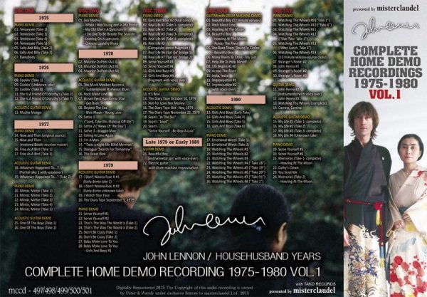画像2: John Lennon-COMPLETE HOME DEMO RECORDINGS VOL.1 【5CD】 (2)
