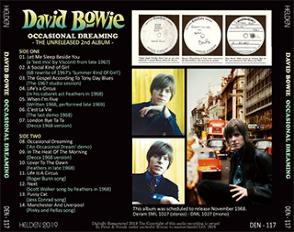 画像2: David Bowie-OCCASIONAL DREAMING - unreleased 2nd album 【CD】 (2)