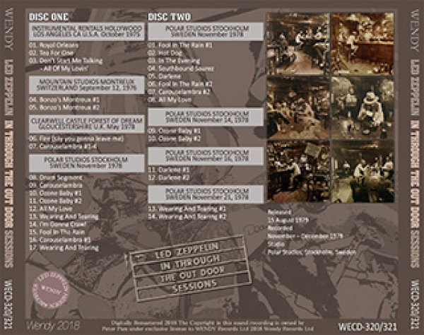 画像2: Led Zeppelin-IN THROUGH THE OUTDOOR SESSIONS 【2CD】 (2)