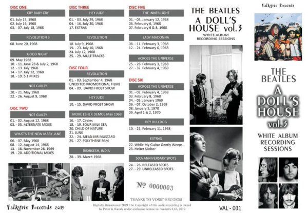 画像2: The Beatles-A DOLL'S HOUSE VOL.3 【6CD】  (2)