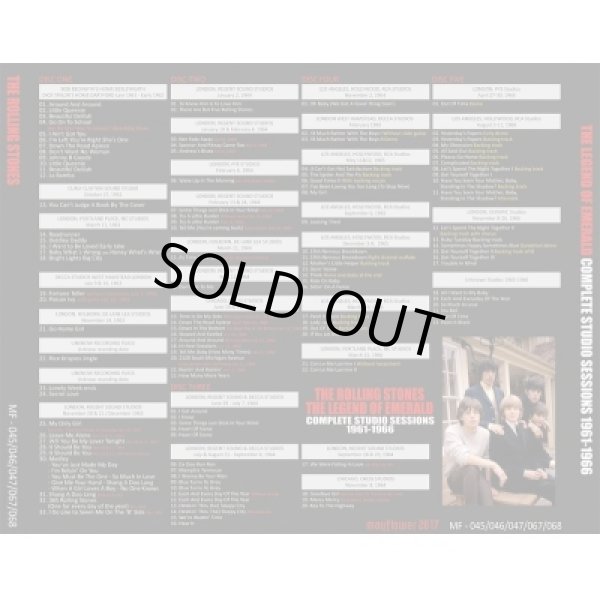 画像2: THE ROLLING STONES / THE LEGEND OF EMERALD - COMPLETE STUDIO SESSIONS - 【5CD】  (2)