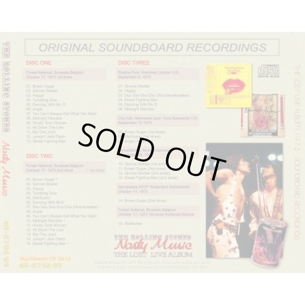 画像2: THE ROLLING STONES / NASTY MUSIC - THE LOST LIVE ALBUM - 【3CD】 (2)