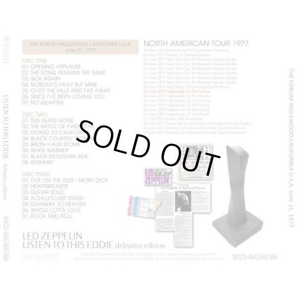 画像4: LED ZEPPELIN / LISTEN TO THIS EDDIE definitive edition 【6CD】  (4)