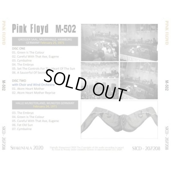 画像2: PINK FLOYD 1971 M-502 2CD  (2)