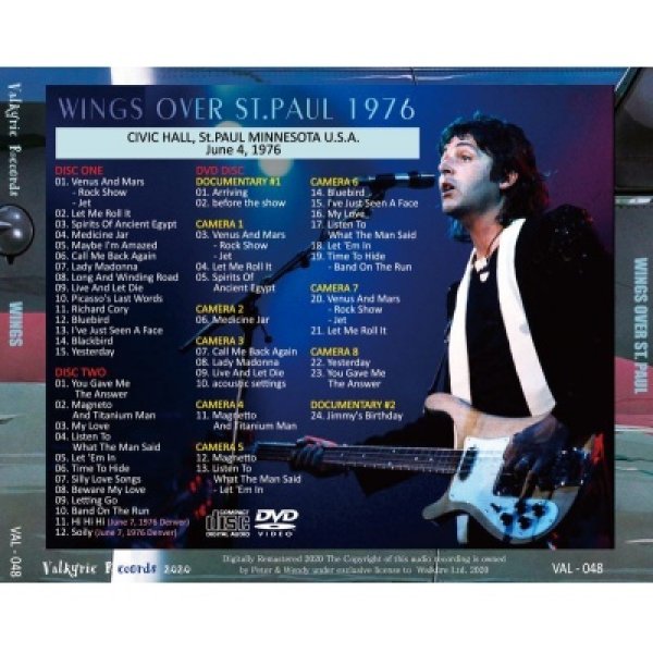画像2: PAUL McCARTNEY 1976 WINGS OVER ST. PAUL 2CD+DVD  (2)