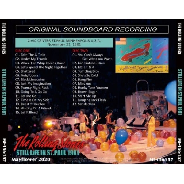 画像2: THE ROLLING STONES 1981 STILL LIFE ST.PAUL 2CD  (2)