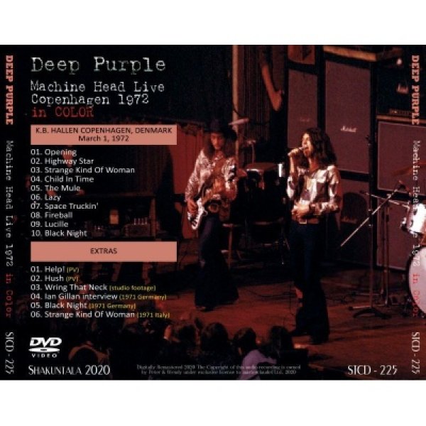 画像2: DEEP PURPLE MACHINE HEAD LIVE COPENHAGEN 1972 in COLOR DVD  (2)