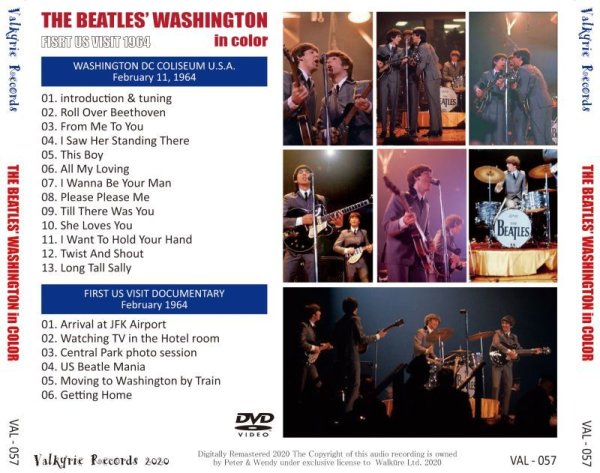 画像2: THE BEATLES 1964 THE BEATLES' WASHINGTON IN COLOR DVD (2)