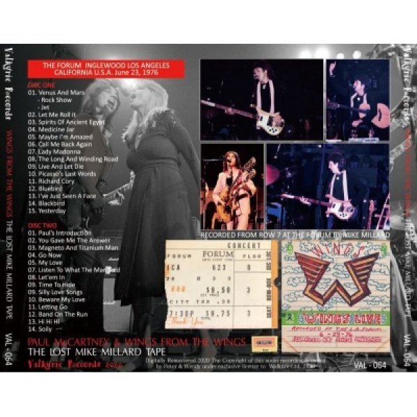 画像2: PAUL McCARTNEY 1976 WINGS THE LOST MILLARD TAPE 2CD (2)