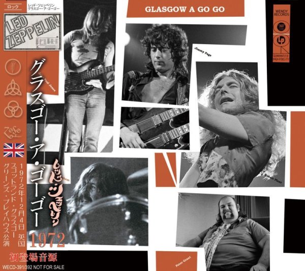 画像1: LED ZEPPELIN 1972 GLASGOW A GO GO 2CD  (1)