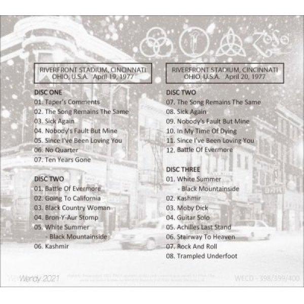 画像3: LED ZEPPELIN CINCINNATI BLIZZARD OF 1977 3CD (3)