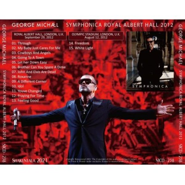 画像2: GEORGE MICHAEL 2012 SYMPHONICA ROYAL ALBERT HALL CD  (2)