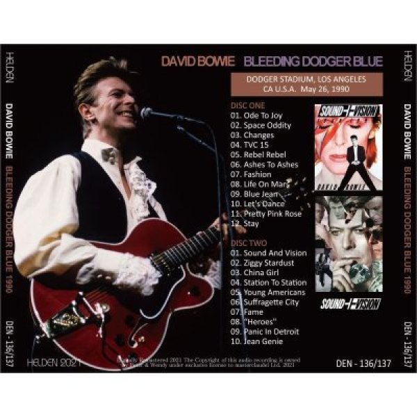 画像2: DAVID BOWIE 1990 BLEEDING DODGER BLUE 2CD  (2)