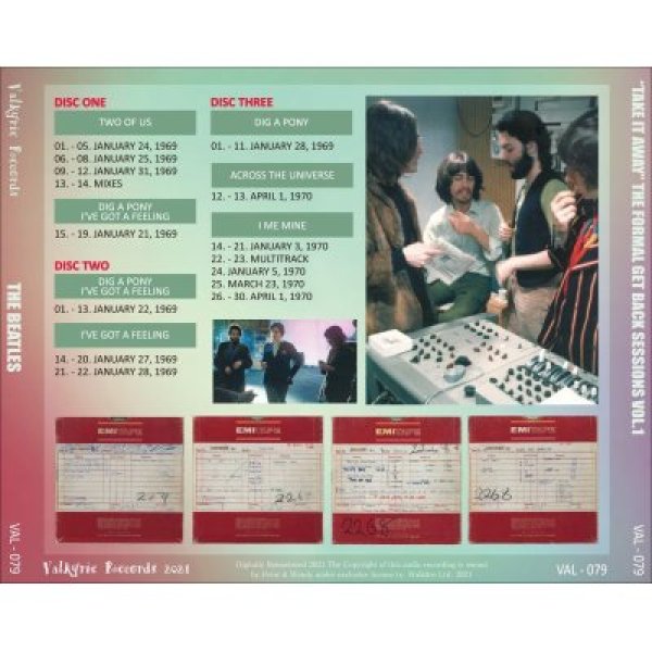 画像4: THE BEATLES "TAKE IT GLYN" THE FORMAL GET BACK SESSIONS VOL.1 5CD (4)