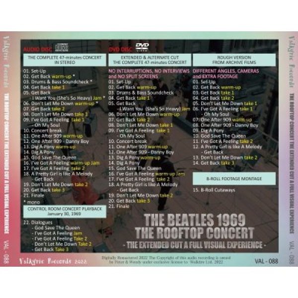 スタンディング・オン・ザ・ルーフトップ [CD] THE BEATLES / GET BACK : THE ROOFTOP CONCERT 【EXPANDED CD