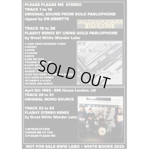 画像3: THE BEATLES / PLEASE PLEASE ME FLASHY PLEASE PLEASE ME GOLD PARLOPHONE STEREO + FLASHY REMIX with EMI HOUSE 1963 CD (3)