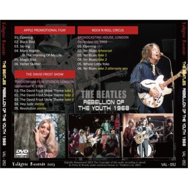 画像2: THE BEATLES 1968 REBELLION OF THE YOUTH DVD (2)