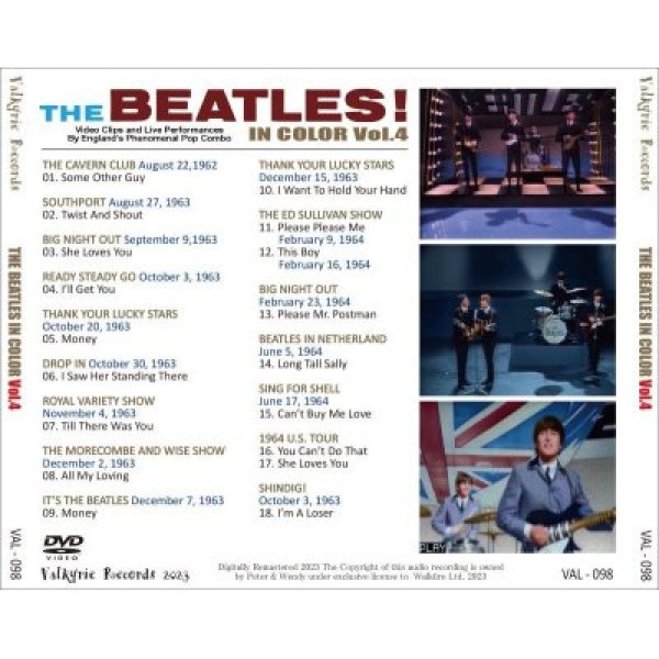 画像2: THE BEATLES / THE BEATLES IN COLOR Vol.4 DVD (2)